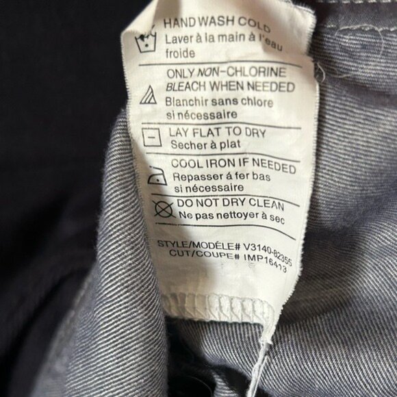 Vince Sz Small Navy Blue Double Layered Shirt - Picture 12 of 16